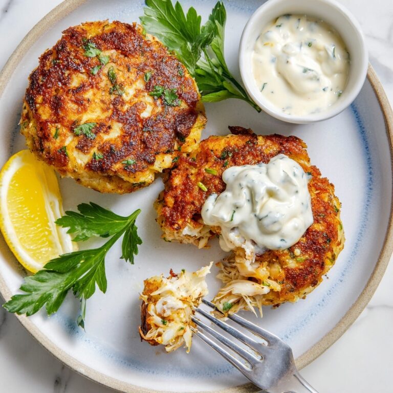 Easy Crab Cakes with Crispy Golden Edges Recipe