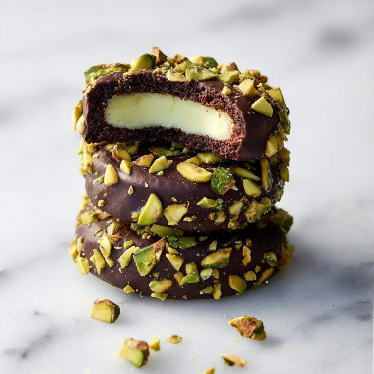Chocolate Pistachio Cream Thumbprints Recipe