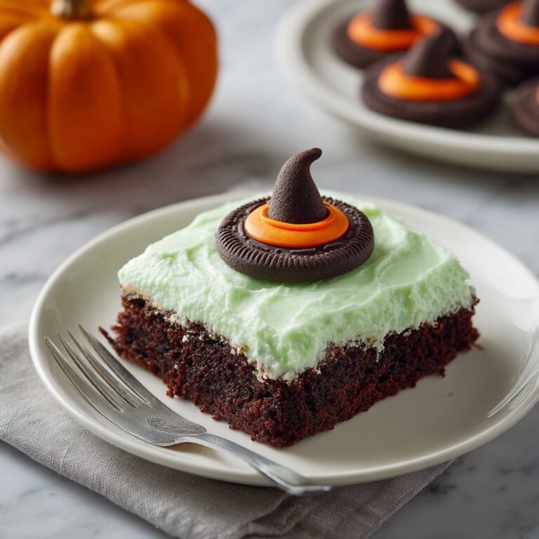 Melting Witch Poke Cake Recipe