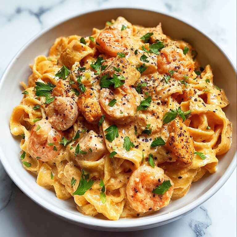 Cajun Chicken and Shrimp Pasta Recipe