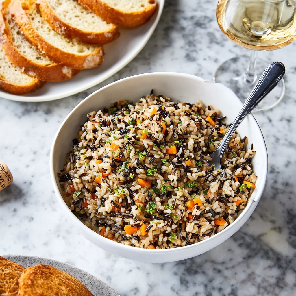 Wild Rice Pilaf with Sautéed Vegetables and Fresh Herbs Recipe - Recipe Image