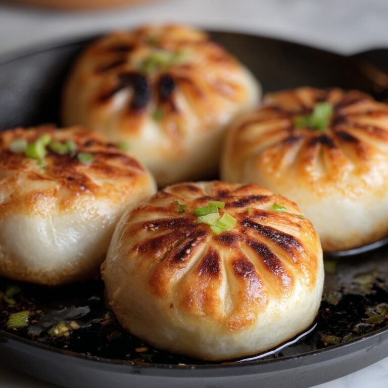 Pan-Fried Cabbage and Noodle Buns Recipe