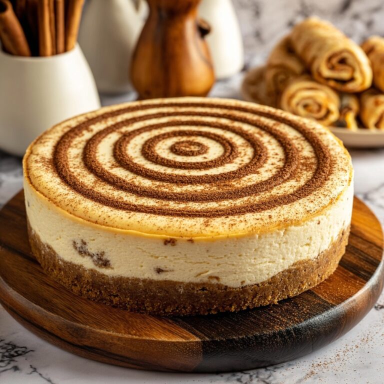 Cinnamon Roll Cheesecake Recipe