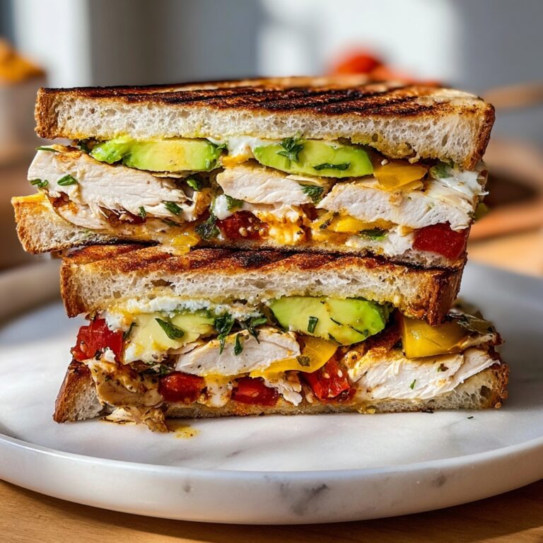 Chicken and Avocado Panini Recipe