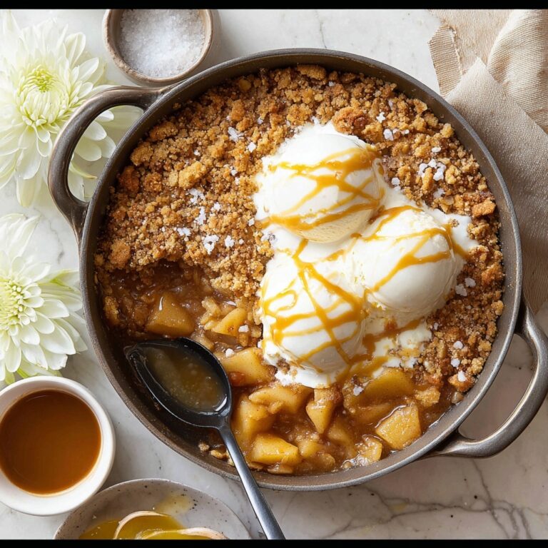 Caramel Apple Cookie Skillet Recipe