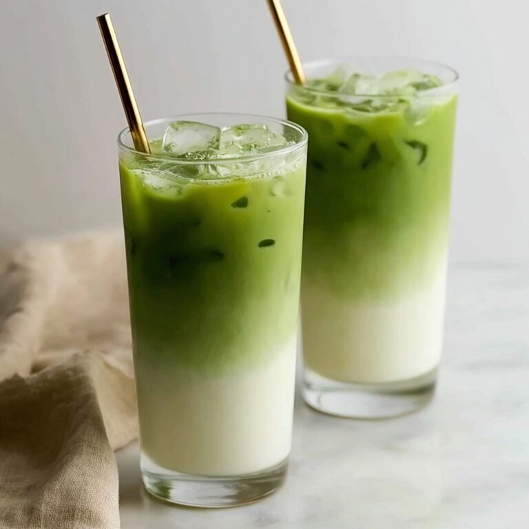 Iced Matcha Latte Recipe
