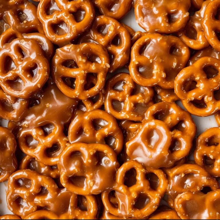Caramel Pretzels (Butter Toffee Pretzels) Recipe