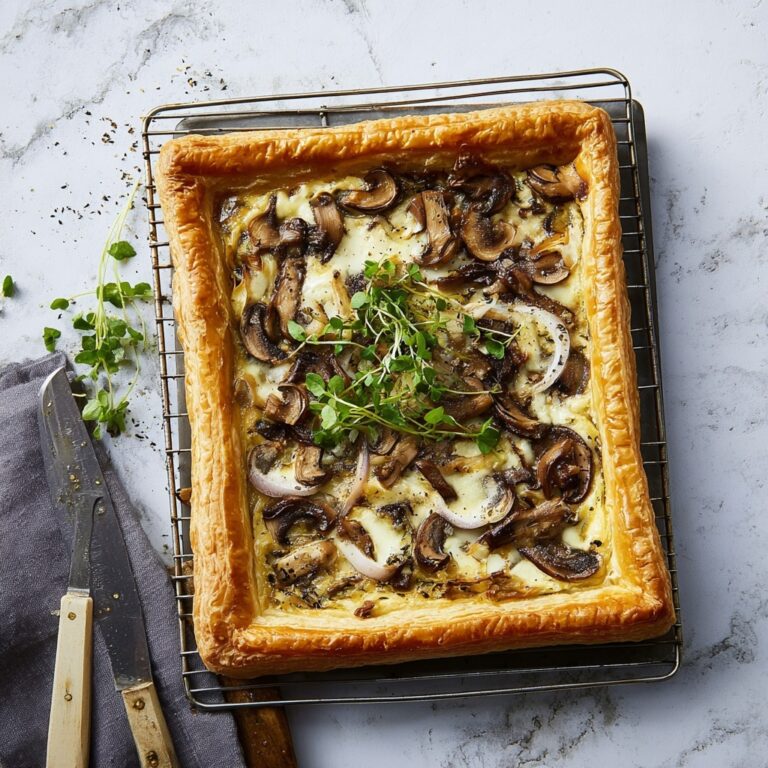 Artichoke and Mushroom Tart Recipe