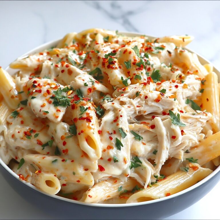 Buffalo Chicken Alfredo Penne Recipe
