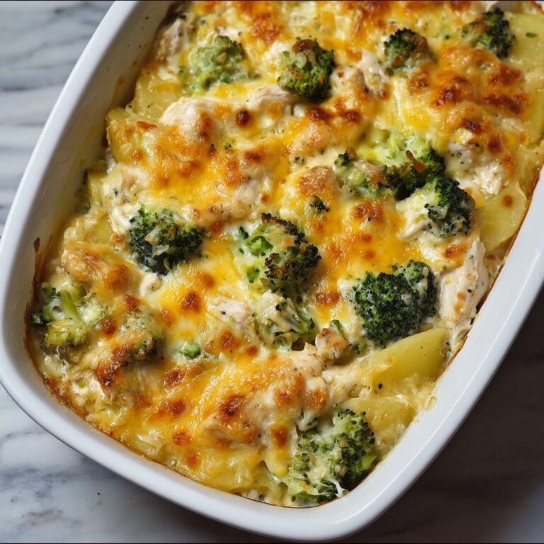 Baked Potato Chicken and Broccoli Casserole Recipe