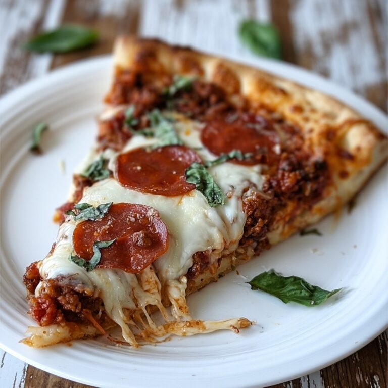 Hearty Pizza Casserole Pie Recipe