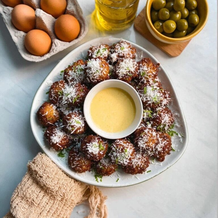 Cheese-Stuffed Fried Olives Appetizer Recipe