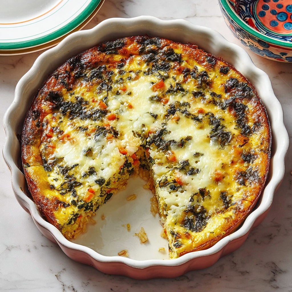 Crustless Spinach Quiche Recipe - Recipe Image