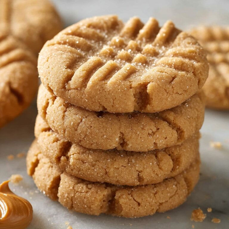 Chewy Peanut Butter Cookies Recipe