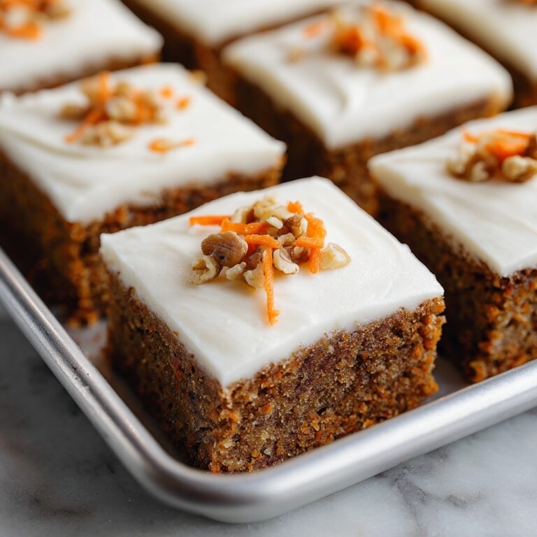 Carrot Cake Bars with Coconut Cream Frosting Recipe