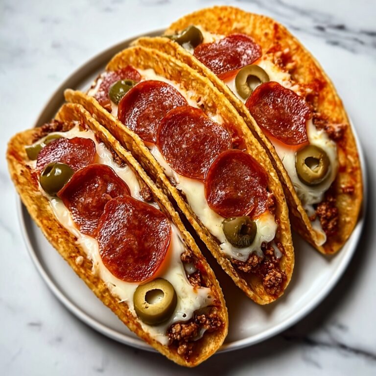Pepperoni Pizza Tacos Recipe
