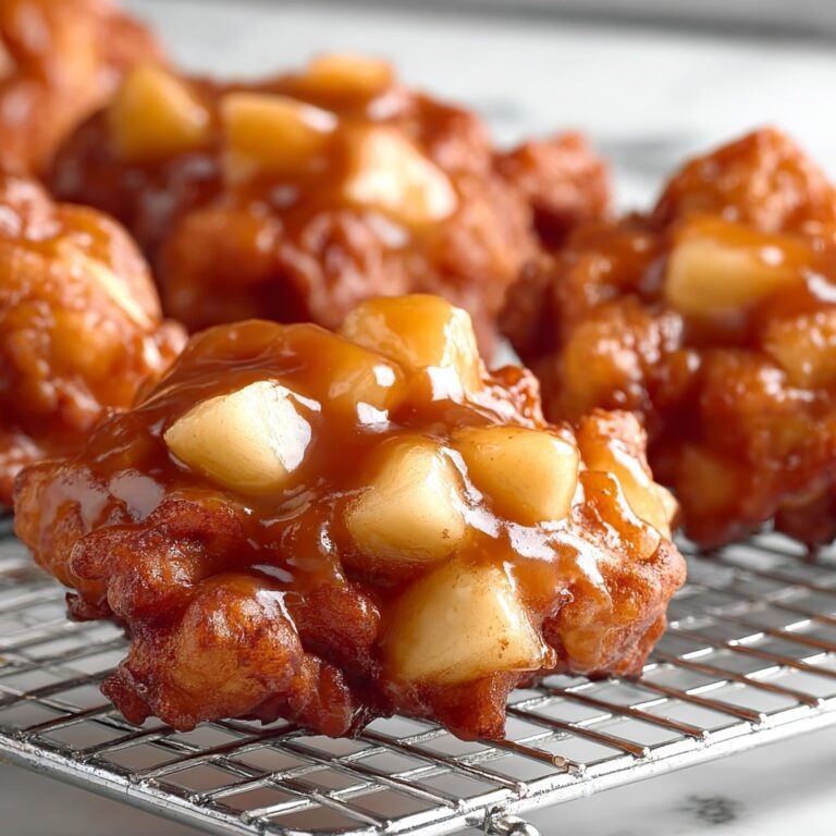 Baked Apple Fritters with Cinnamon and Lemon Glaze Recipe