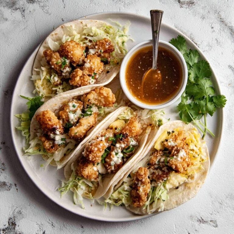 Coconut Shrimp Tacos with Habanero Lime Butter Recipe