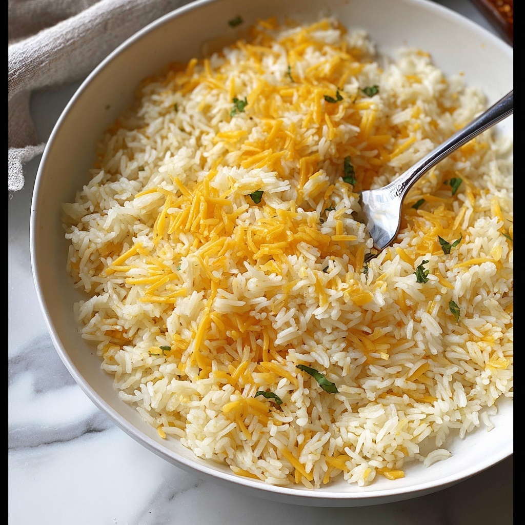 Cheesy Rice Recipe - Recipe Image