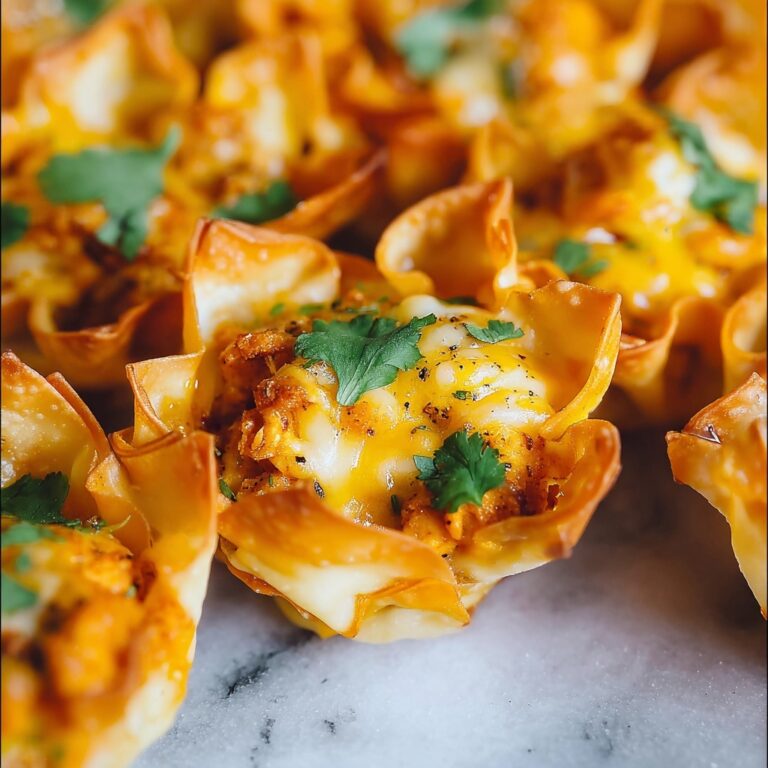 Chili Cheese Chicken Wontons Recipe
