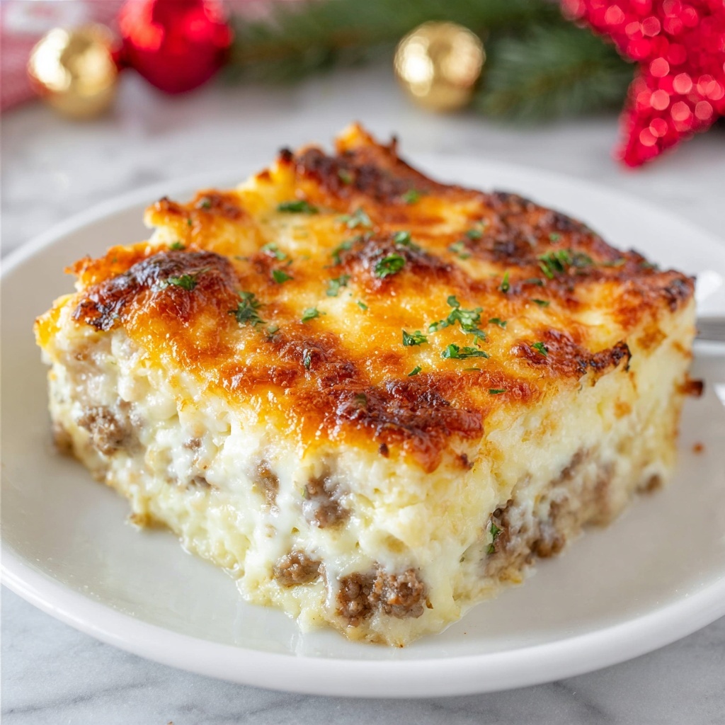 Sausage & Brie Breakfast Casserole Recipe - Recipe Image