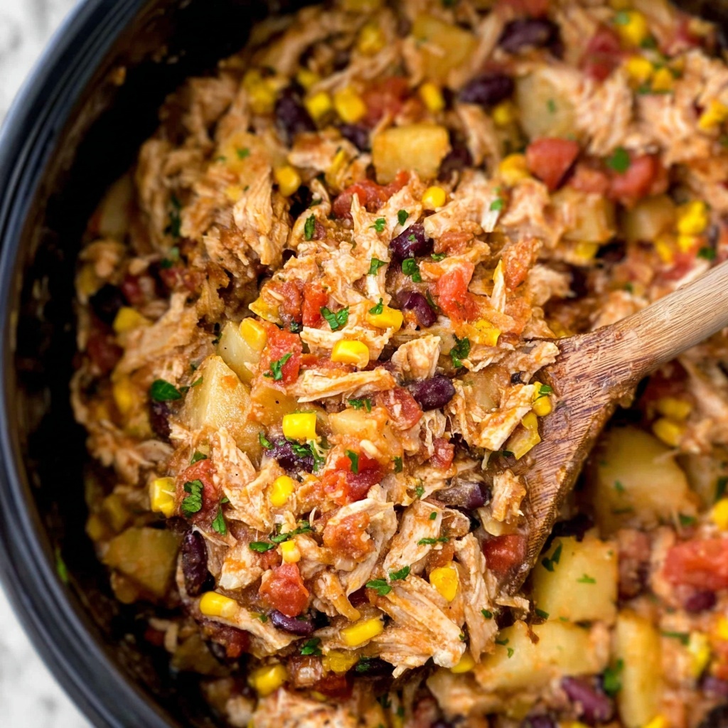 Slow Cooker Spicy Chicken Stew Recipe - Recipe Image