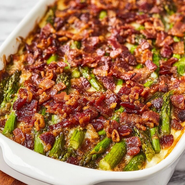 Smothered Asparagus with Bacon and Brown Sugar Recipe