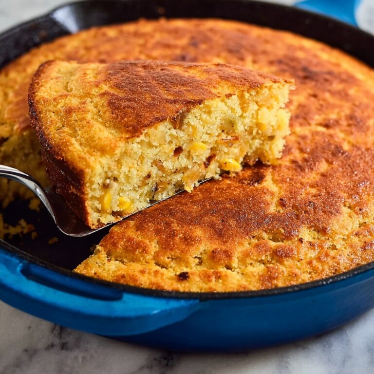 Loaded Cheddar Cornbread with Bacon, Corn, and Green Onions Recipe