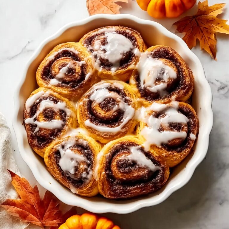 Pumpkin Cream Cheese Cinnamon Rolls Recipe