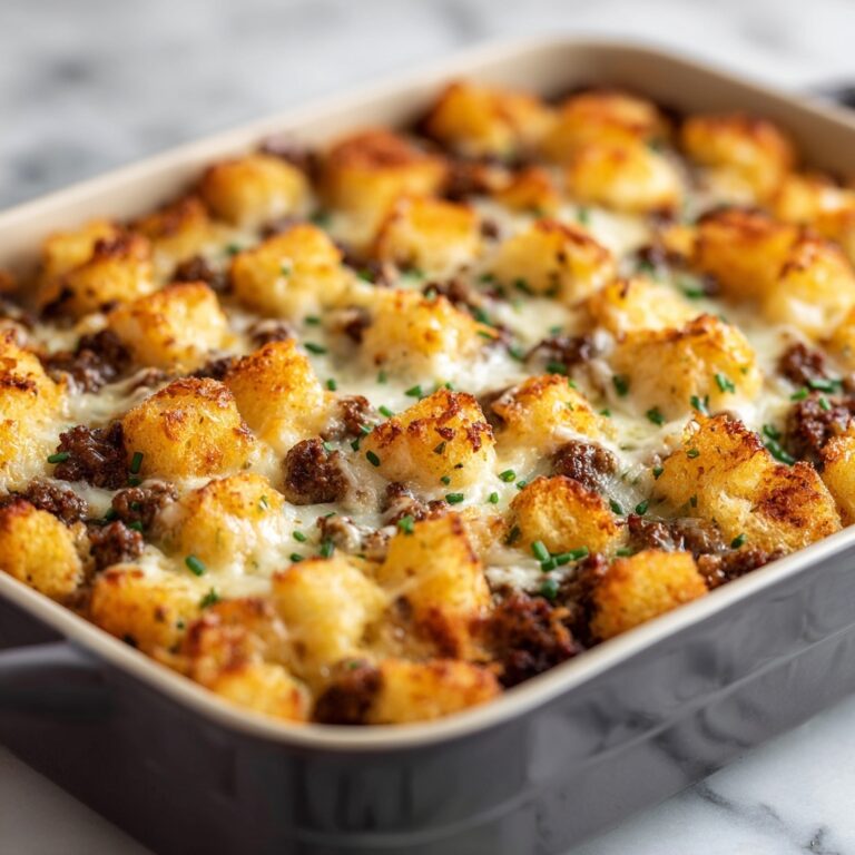 Tater Tot Casserole with Ground Beef Recipe