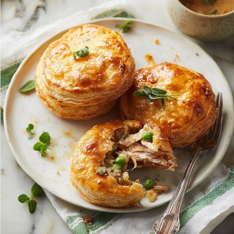 Chicken and Vegetable Biscuit Pot Pie Recipe