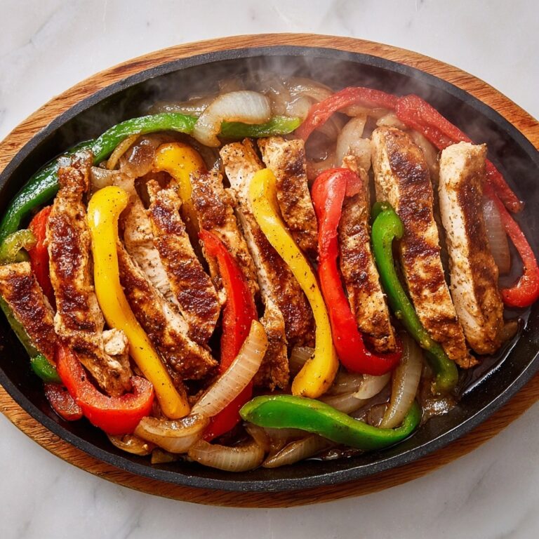 Easy Chicken Fajitas with Lime and Bell Peppers Recipe