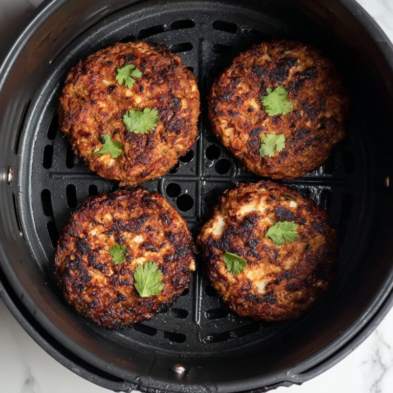 Air Fryer Burgers Recipe