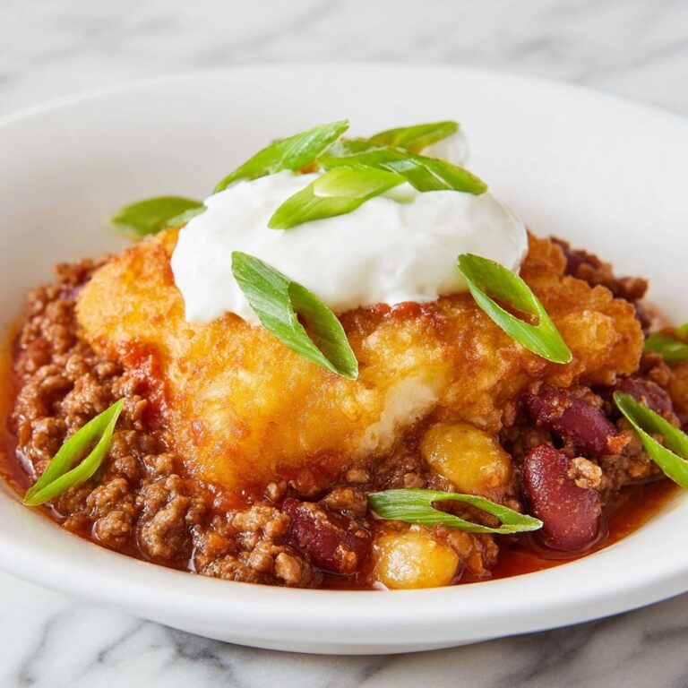 Easy Weeknight Chili Tater Tot Casserole Recipe