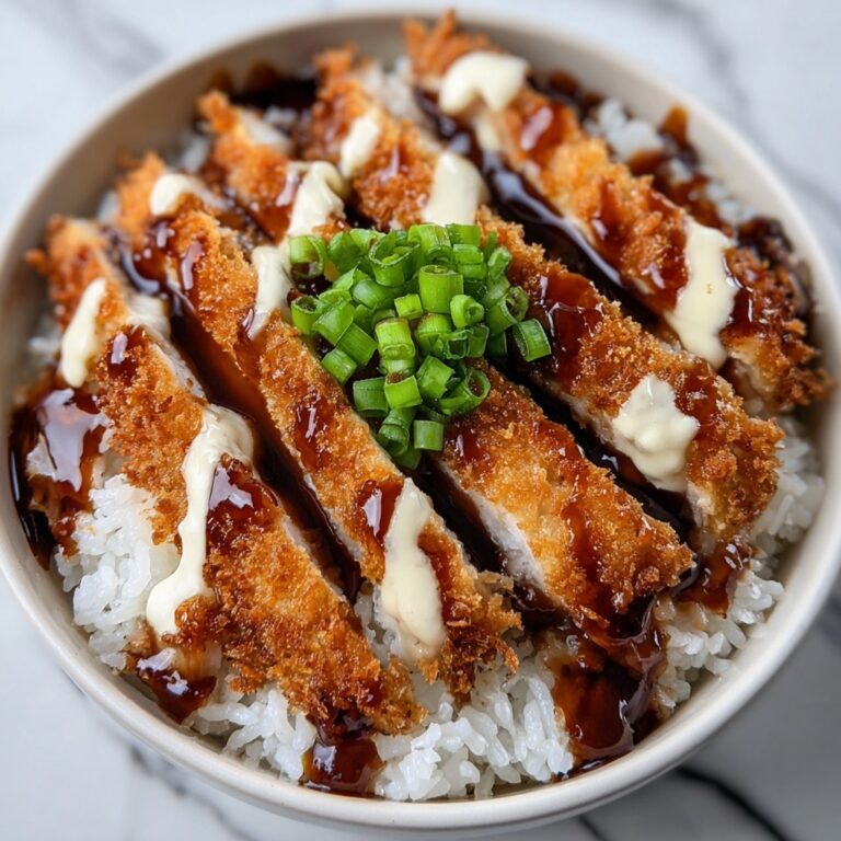 Japanese Katsu Bowls with Tonkatsu Sauce Recipe