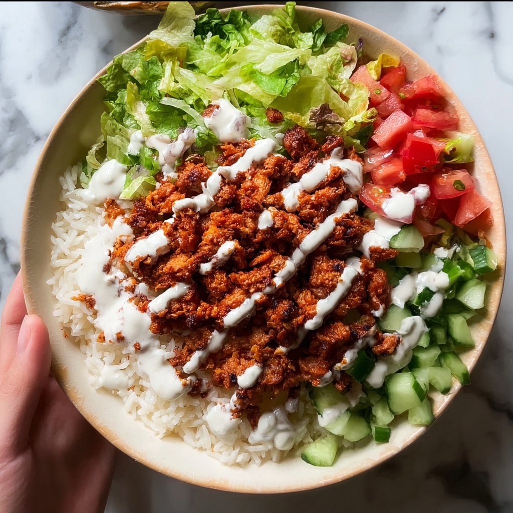 Tandoori Chicken over Basmati Rice with White Sauce and Fresh Salad Recipe - Recipe Image