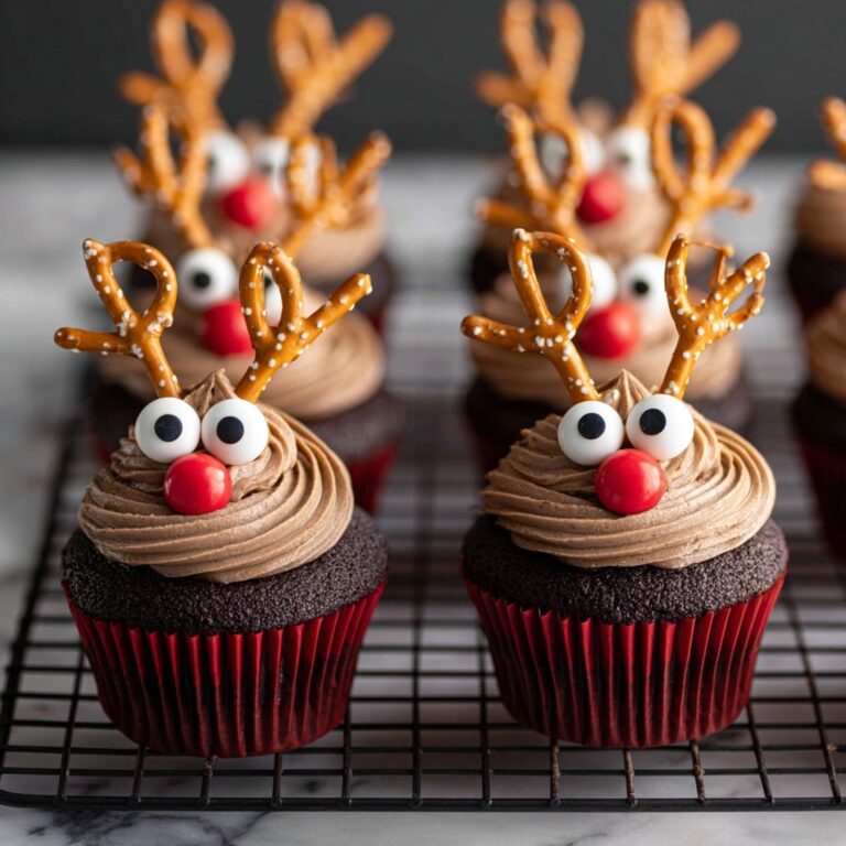 Easy Reindeer Cupcakes Recipe