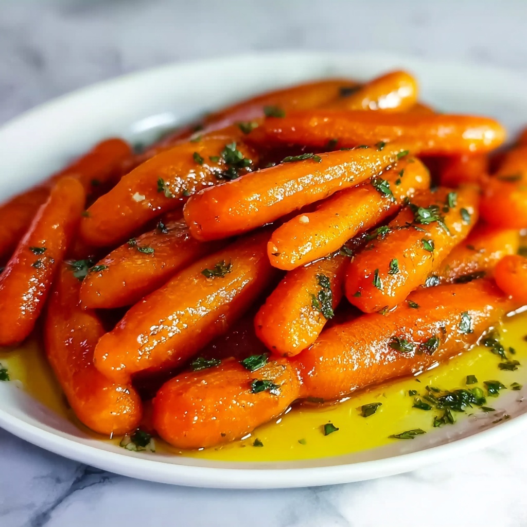 Honey Garlic Butter Roasted Carrots Recipe - Recipe Image
