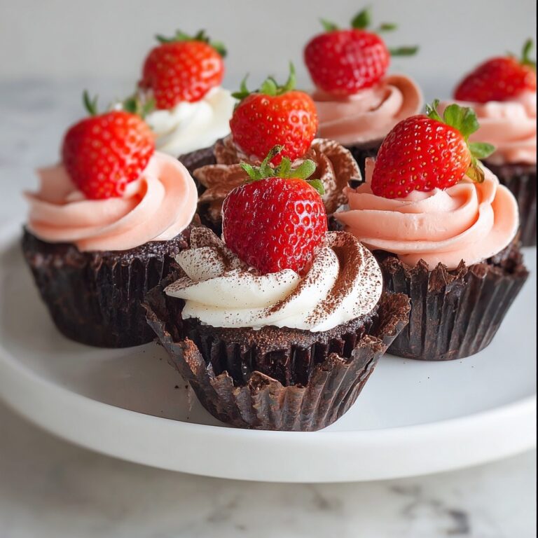 Chocolate Cheesecake Stuffed Strawberries Recipe