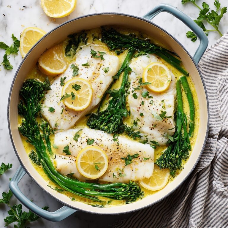 Baked Cod with Lemon Garlic Butter Recipe