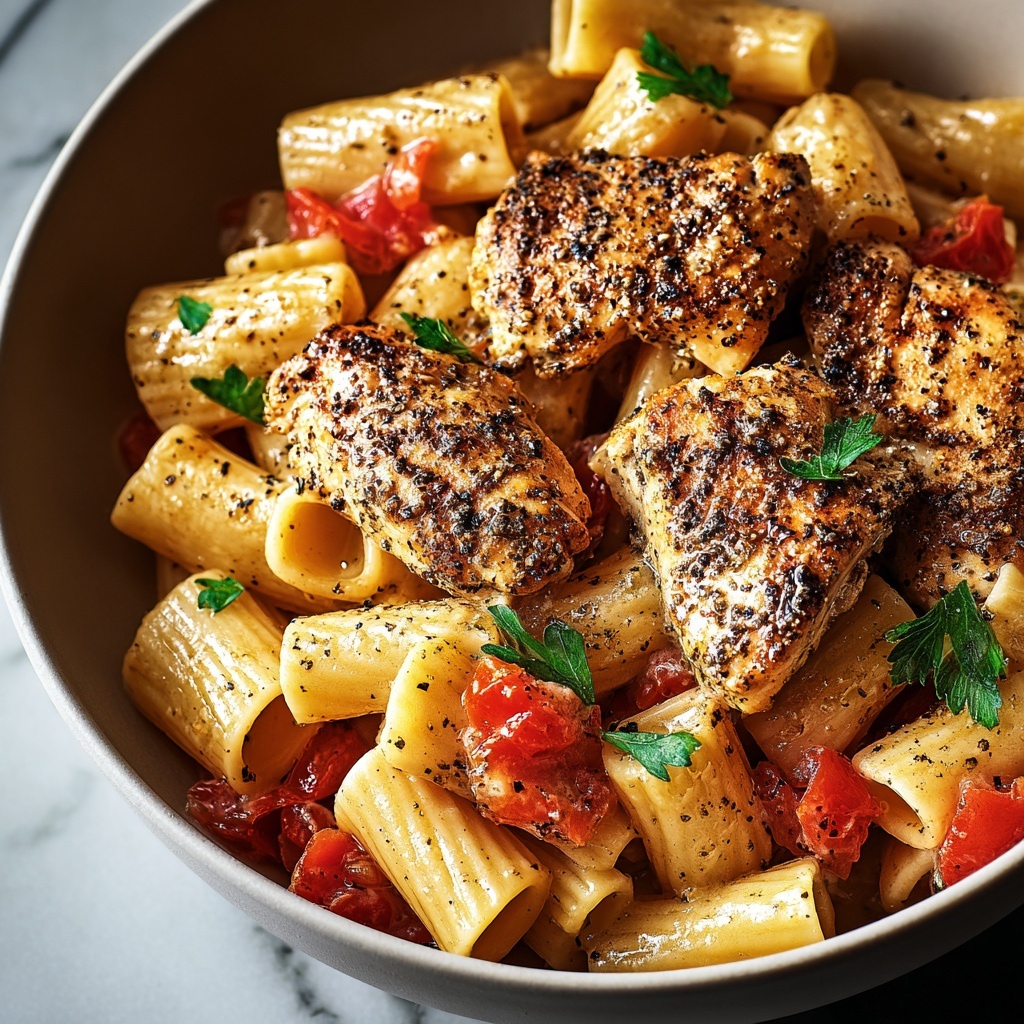 Honey Pepper Chicken Panini Pasta Recipe - Recipe Image