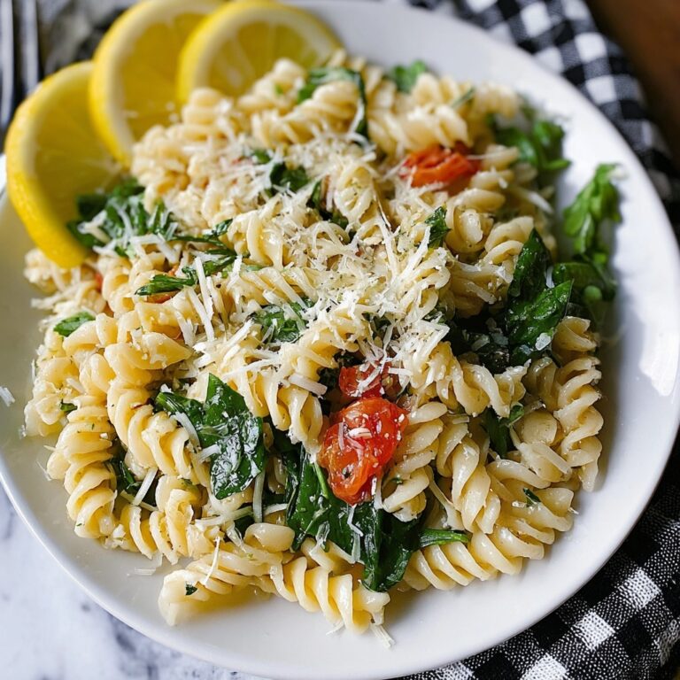 Lemon Basil Parmesan Pasta Salad Recipe