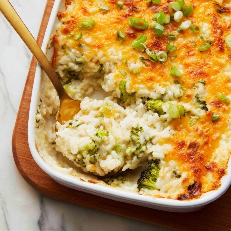 Broccoli Cheese Rice Casserole Recipe