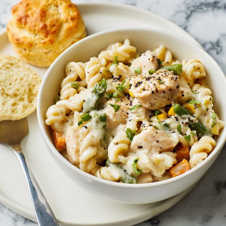 Chicken Potpie Pasta Recipe
