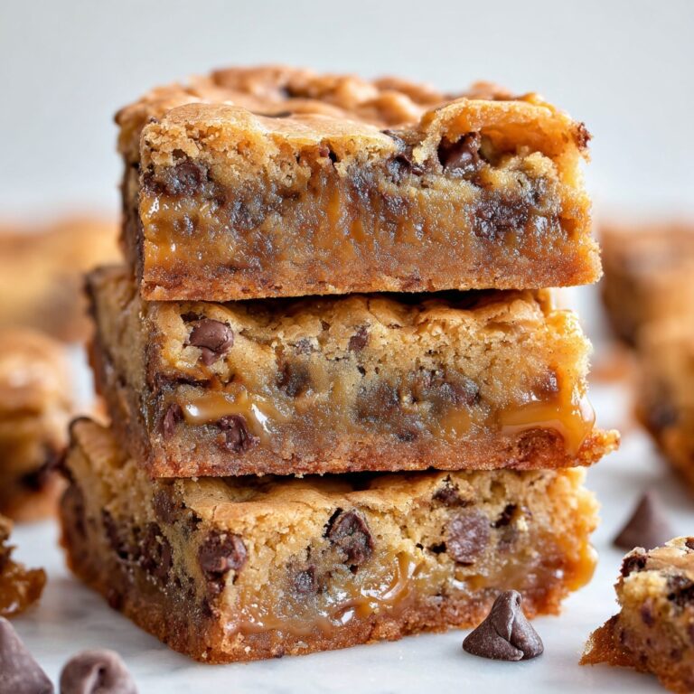 Chocolate Chip Caramel Bars Recipe