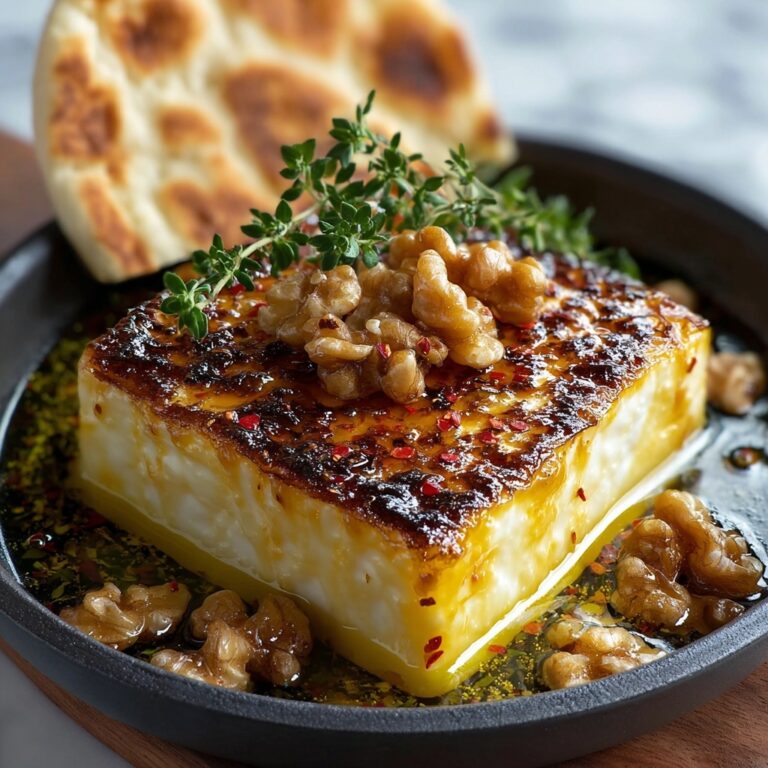 Caramelized Feta with Chili-Honey – Irresistible & Easy Appetizer Recipe