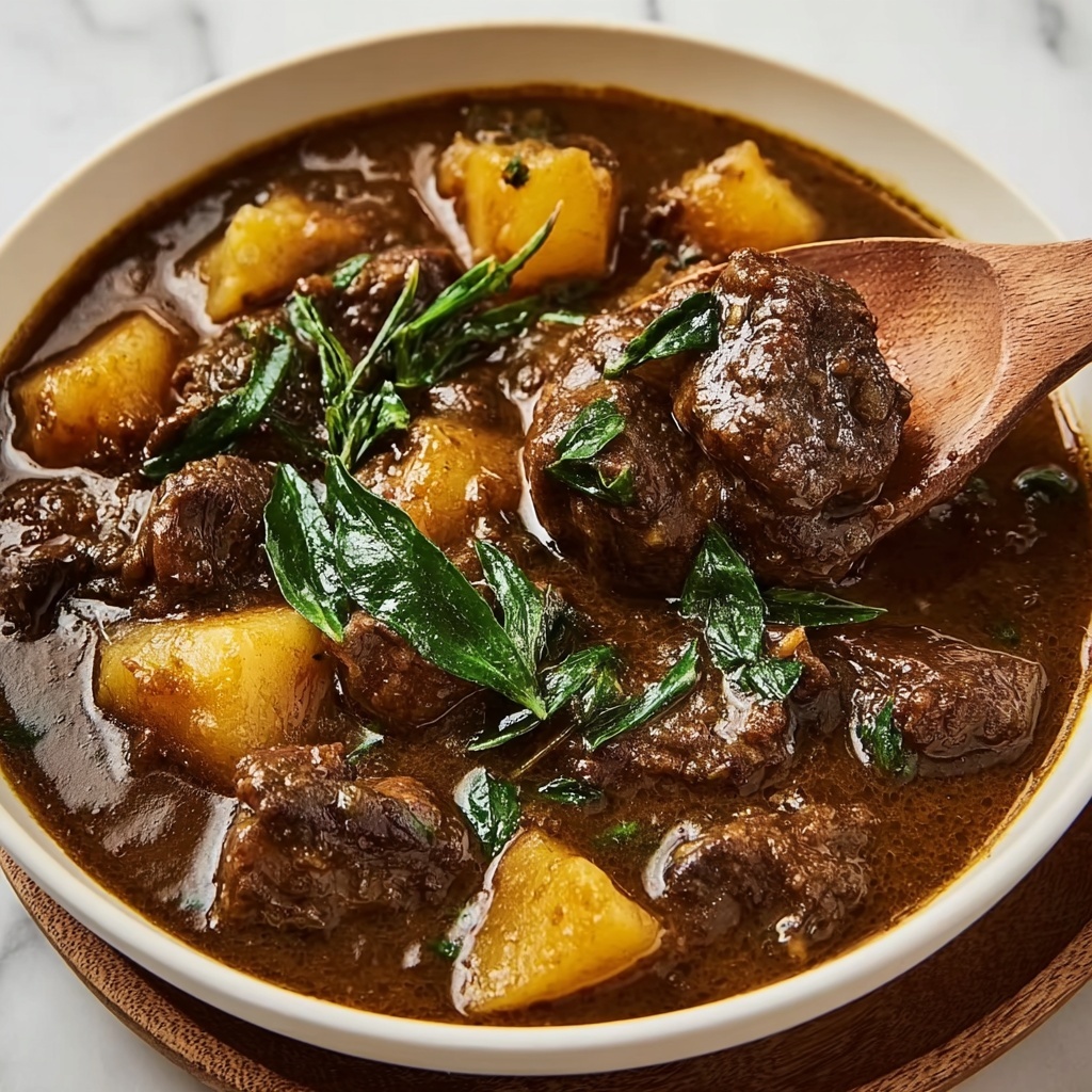 Slow Cooker Beef Massaman Curry Recipe - Recipe Image