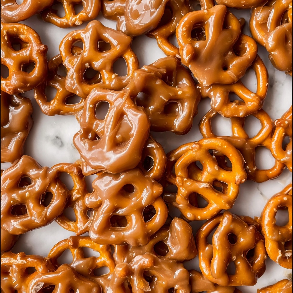Caramel Pretzels (Butter Toffee Pretzels) Recipe - Recipe Image