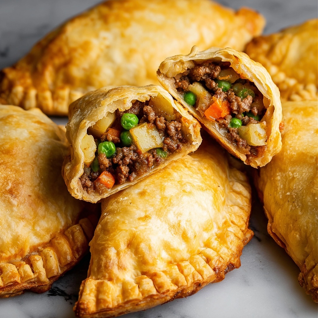 Baked Beef Empanadas with Homemade Dough Recipe - Recipe Image