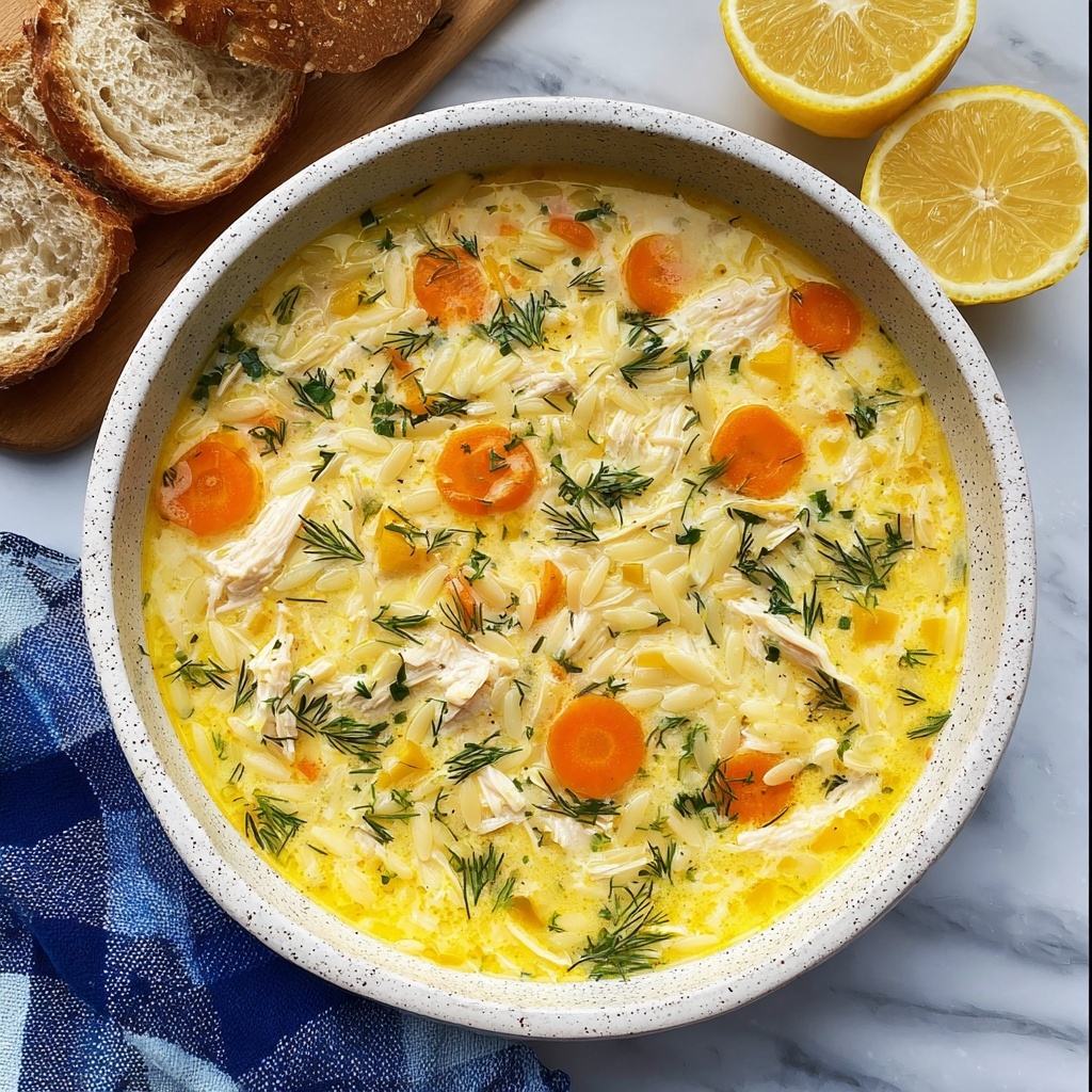 Greek Lemon Chicken Soup Recipe - Recipe Image